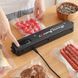 Вакууматор Vacuum Sealer вакуумний пакувальник для їжі, побутовий вакууматор чорний G789562013 фото 5
