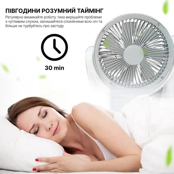 Автономна система 4-в-1: Портативний вентилятор (6"), Сонячна панель, 2 виносні LED-лампи та Power Bank з акумулятором 4000мАг 4в1 фото