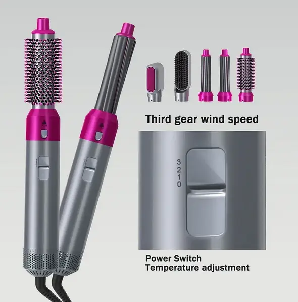 Стайлер Для волосся 5 в 1 + Коробка Чохол HAIR BRUSH 5v1-dyson фото