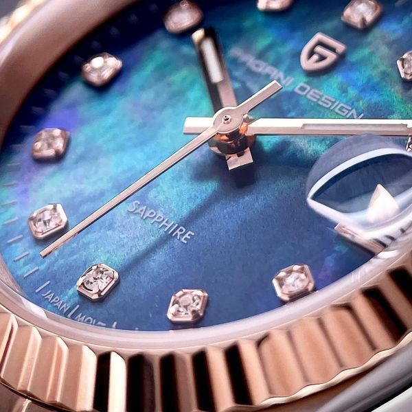 Pagani Design PD-1794L Silver-Rose Gold-Blue Silver-Rose Gold-Blue фото