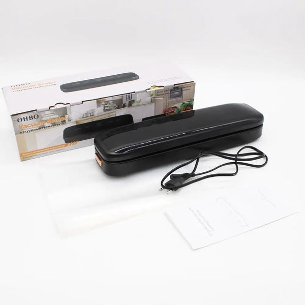 Кухонний вакуумний пакувальник Vacuum sealer Model 10 / Вакууматор для продуктів / Кухонний вакууматор 33х8, 5х6см від мережі G5876 фото