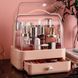 Настільний органайзер для косметики на 2 секції YM206 Single Drawer Рожевий Кейс для косметики Бьюті Бокс YM206 фото 4