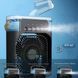 Портативний міні-кондиціонер 4-в-1 Air Cooler Fan: охолоджувач, зволожувач, вентилятор та нічник з 3 швидкостями, 5 розпилювачами, LED-підсвіткою та USB-живленням  Air Cooler Fan фото 2