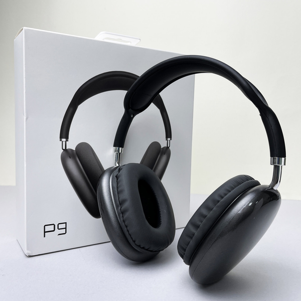 Бездротові повнорозмірні Bluetooth-навушники Air P9 Max Black 201114215/1 фото