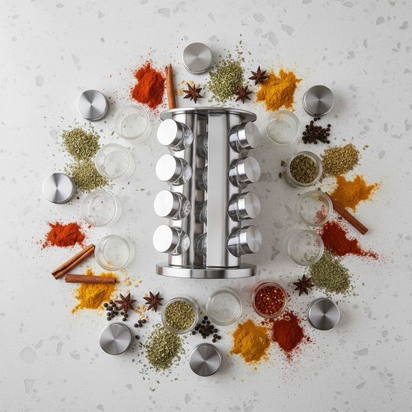 Набір для спецій Spice Carousel &mdash; обертова підставка з 16 ємкостями для спецій SPICE16 фото