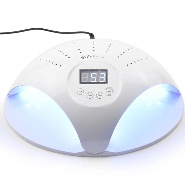 Професійна ультрафіолетова лампа для нігтів Beauty nail Sun 669-48WT 24 LED+UV на дві руки MA-57 1272 фото