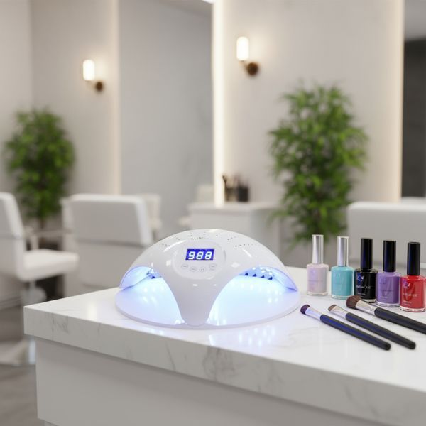Професійна ультрафіолетова лампа для нігтів Beauty nail Sun 669-48WT 24 LED+UV на дві руки MA-57 1272 фото