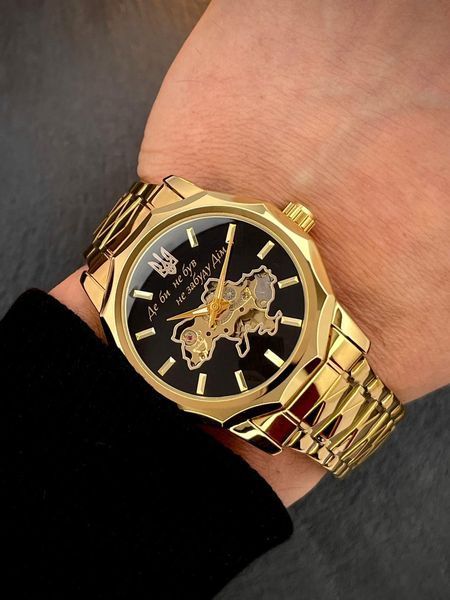 Годинник наручний Awarder 024 Не забуду дім Gold-Black 024 Gold-Black фото