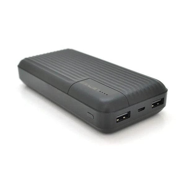 Зовнішній акумулятор Power Bank 10000 mAh Lenyes PX161 компактний універсальний Чорний PX161 фото