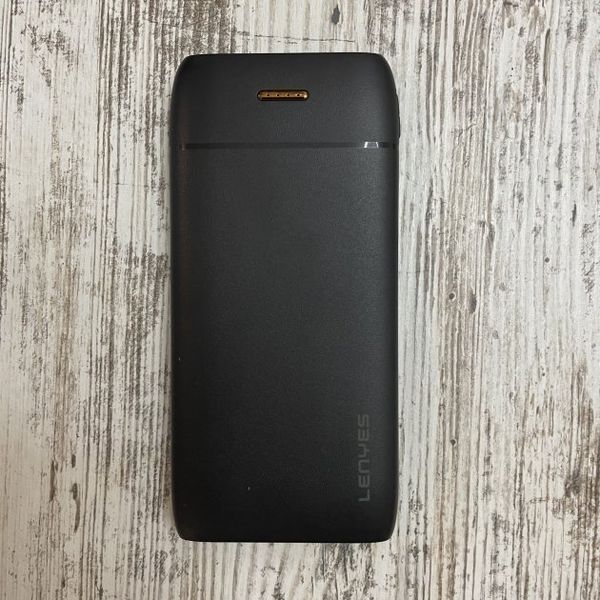 Зовнішній акумулятор Power bank LENYES PX167 10000mAh компактний універсальний на 2 входи Чорний PX167 фото