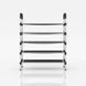 Металева полиця для взуття на 5 рівнів Shoe Rack XL &mdash; органайзер-стелаж для 15 пар взуття в коридор, гардеробну чи офіс, міцний розбірний компактний стелаж для зберігання взуття 1277 фото 7