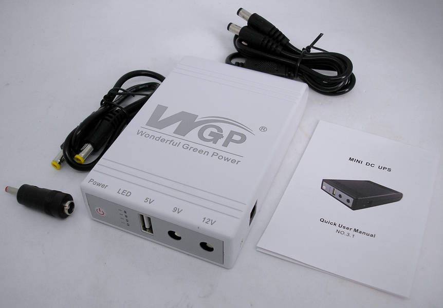 Джерело безперебійного живлення міні-UPS ємністю 38.48wH/10400mAh  UPSWGP фото