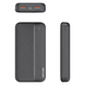 Зовнішній акумулятор Power bank LENYES PX163 10000mAh компактний універсальний на 2 входи Чорний PX163 фото 4
