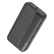 Зовнішній акумулятор Power bank LENYES PX163 10000mAh компактний універсальний на 2 входи Чорний PX163 фото 1