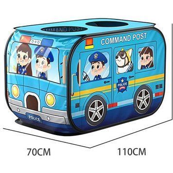Дитячий ігровий намет-будиночок Kids Indoor Outdoor Playhouse BLUE (110x75x72см) BUS110 фото