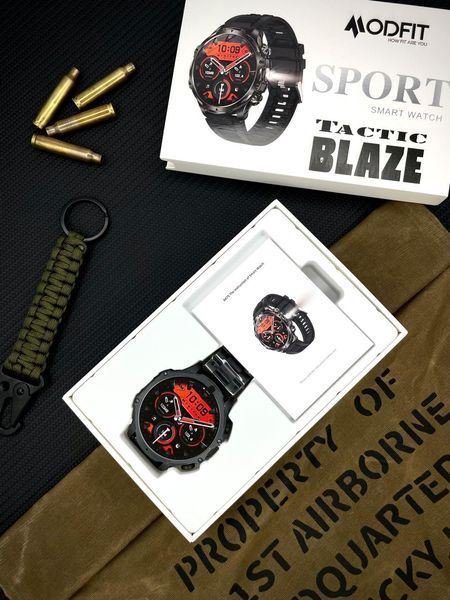 Розумний годинник Modfit Tactic Blaze Black Steel Modfit Tactic Blaze Black фото