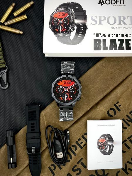 Розумний годинник Modfit Tactic Blaze Black Steel Modfit Tactic Blaze Black фото