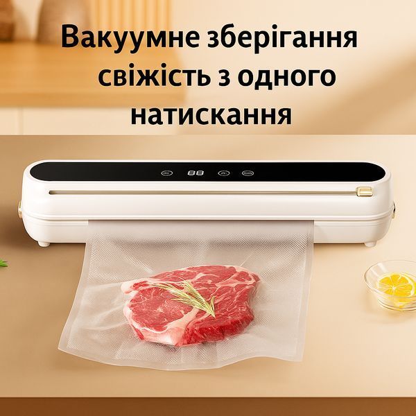 вакуумний пакувальник Вакуумний пакувальник HB-509 120Вт с точной регулировкой вакуума и ножом для пакетов HB509 фото