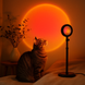 Проекційний світильник USB з ефектом заходу сонця RED SUNSET LAMP ∙ Лампа з проекцією червоного заходу сонця LED16 фото 1