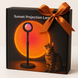 Проекційний світильник USB з ефектом заходу сонця RED SUNSET LAMP ∙ Лампа з проекцією червоного заходу сонця LED16 фото 2