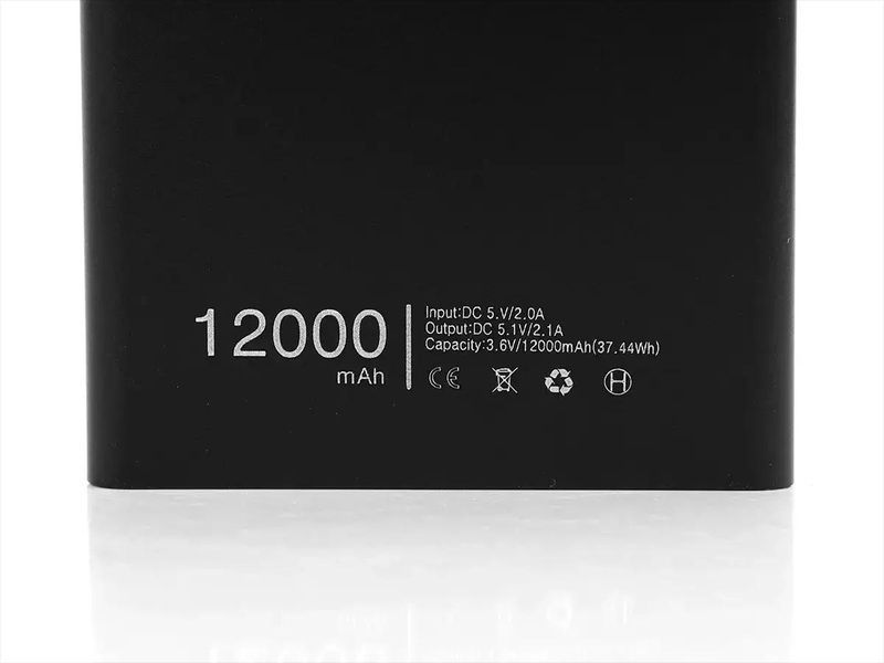 Зовнішній акумулятор (power bank) 12000mAh (3000mAh) Boro JS-33 JJS-33 фото
