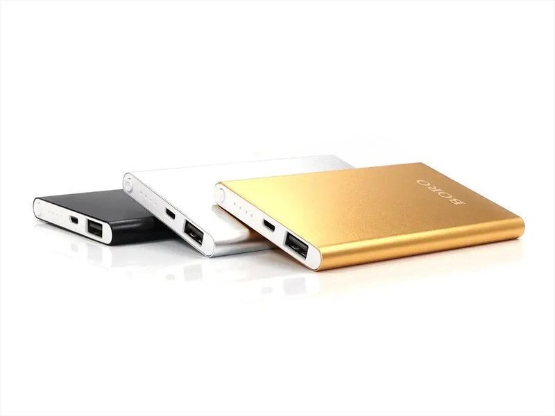 Зовнішній акумулятор (power bank) 12000mAh (3000mAh) Boro JS-33 JJS-33 фото