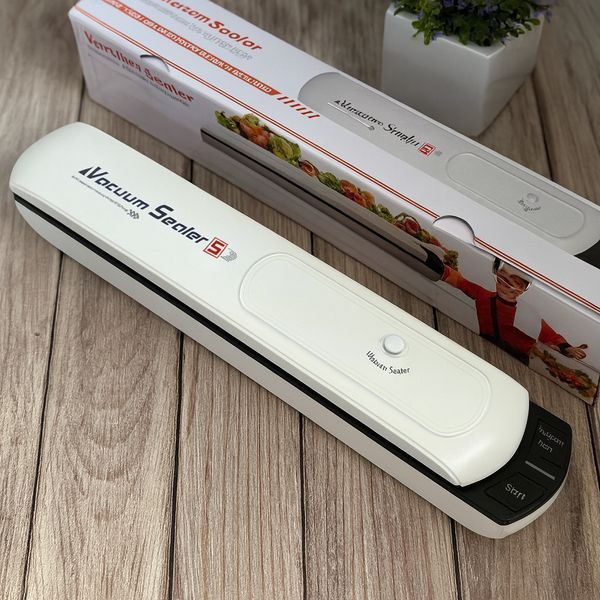 вакуумний пакувальник Вакуумний пакувальник S для продуктів 90Вт, 28 см, белый SL98 фото