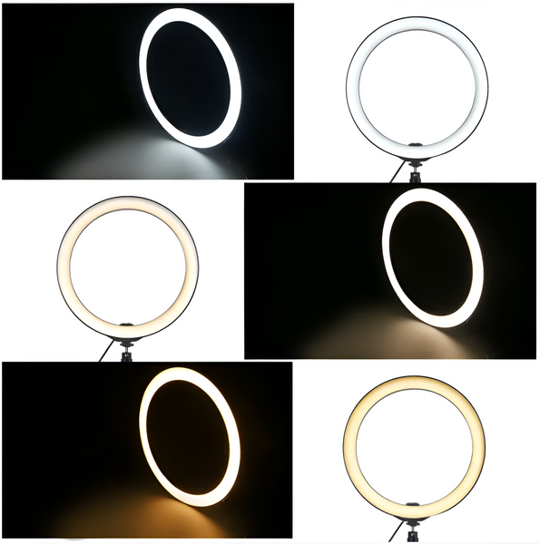Кільцева світлодіодна LED лампа Ring (26 см) для блогерів, фотографів і візажистів LED26 фото