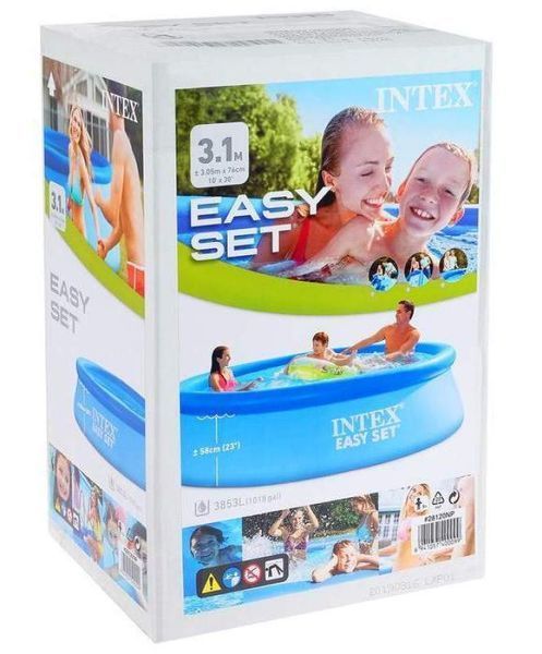 Надувний басейн Intex Easy Set 244 х 61 см (1 942 л), швидке встановлення, модель 28106 Intex28106 фото