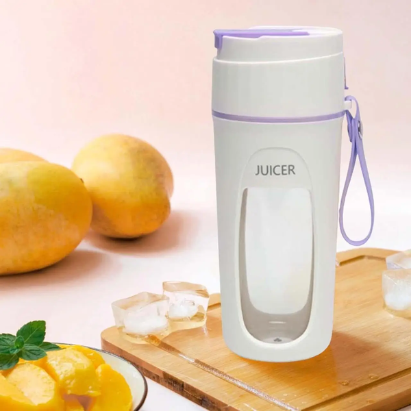 Блендер на акумуляторі для коктейлів та фрешів міні JUICER KS-FSV8 W14 M 1284 фото