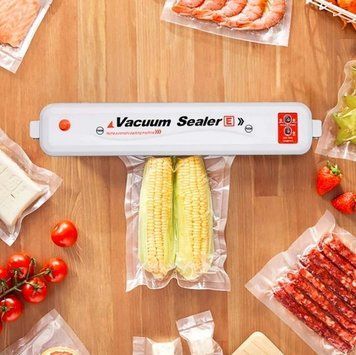 вакуумний пакувальник продуктів белий Вакуумний пакувальник кухонний вакууматор для дома SEAL270 фото