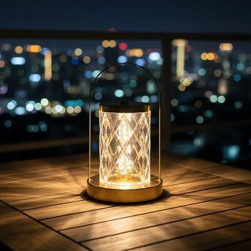 Портативна металева настільна LED лампа D15 з акумулятором і сенсорним керуванням &mdash; стильне освітлення з максимальною мобільністю NDD15 фото