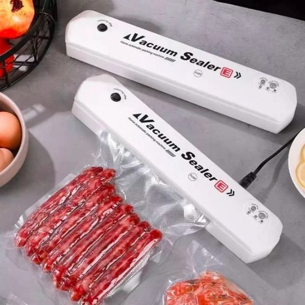 вакуумний пакувальник продуктів белий Вакуумний пакувальник кухонний вакууматор для дома SEAL270 фото