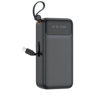 Павербанк XO PR280 30000 мА&middot;год, 22.5W, з вбудованими кабелями USB-A, Type-C, Micro, Lightning PR280  фото