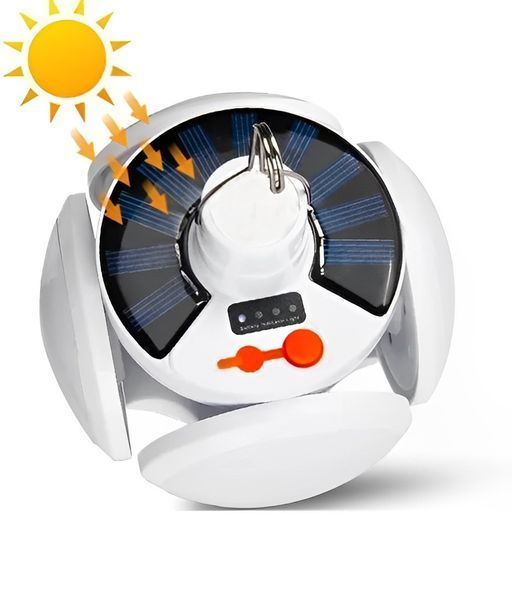 Ліхтар-лампа акумуляторна BL 2029 із сонячною батареєю та USB зарядкою BL2029 фото