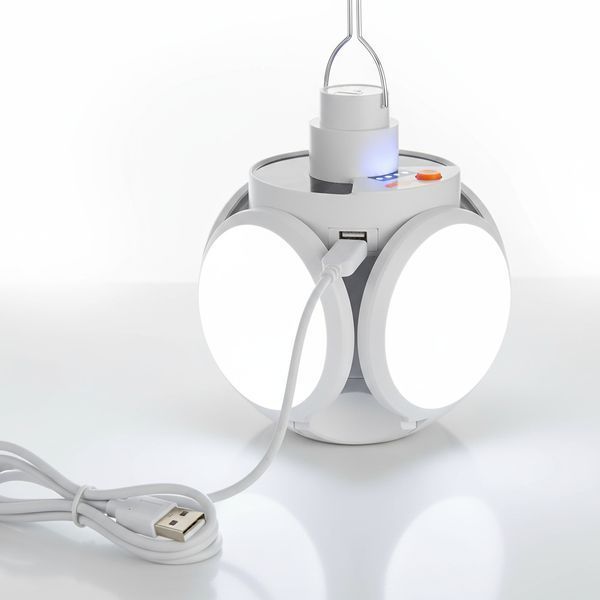 Ліхтар-лампа акумуляторна BL 2029 із сонячною батареєю та USB зарядкою BL2029 фото