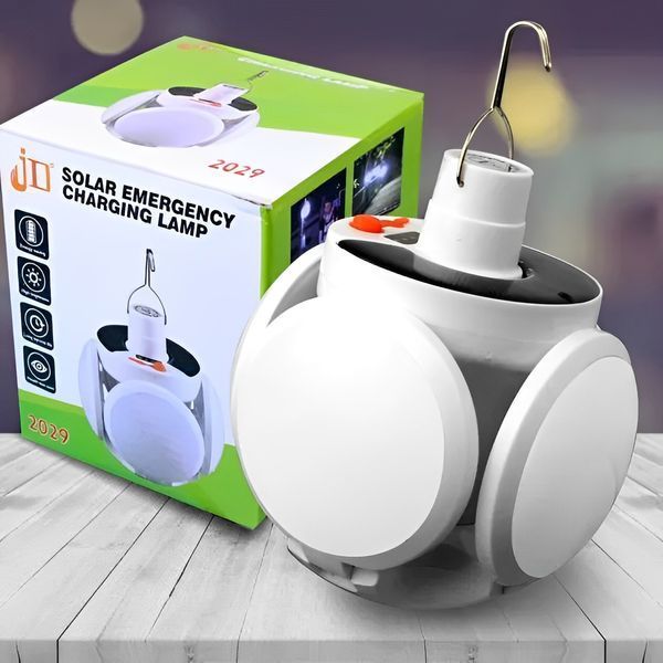 Ліхтар-лампа акумуляторна BL 2029 із сонячною батареєю та USB зарядкою BL2029 фото
