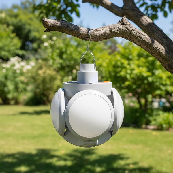 Ліхтар-лампа акумуляторна BL 2029 із сонячною батареєю та USB зарядкою BL2029 фото