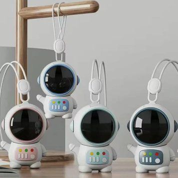 Портативний безлопатевий шийний вентилятор "Космонавт" з USB-зарядкою kosmofan фото