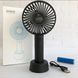Портативний ручний вентилятор Mini Fan SS-2 зі складною ручкою, підставкою, акумулятором 18650 та USB-зарядкою &mdash; 3 швидкості, надійний настільний та переносний міні-вентилятор для дому і офісу. minifanss2 фото 1