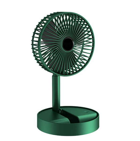 Портативний настільний вентилятор-трансформер Folding Storage Fan, складаний, USB-зарядкою та функцією підставки для телефону.  Foldfan фото