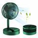 Портативний настільний вентилятор-трансформер Folding Storage Fan, складаний, USB-зарядкою та функцією підставки для телефону.  Foldfan фото 2