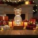 3D нічник із ефектом феєрверка у вигляді ведмедика Bearbrick RGB LED &ndash; лампа на 16 кольорів 3D нічник фото 6