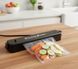 Вакууматор Vacuum Sealer вакуумний пакувальник для їжі, побутовий вакууматор чорний 1298 фото 1